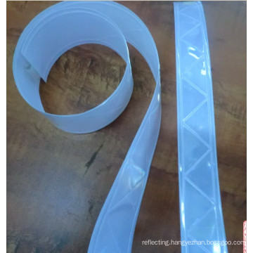 White Micro Prismatic Reflective Tape for Vest and Garments